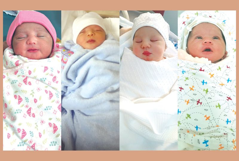 New Year baby joy for proud parents